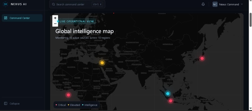NEXUS AI: Global Intelligence Command Center – screenshot 4