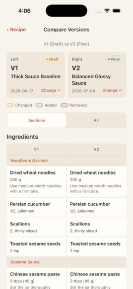 RecipeLab – screenshot 3