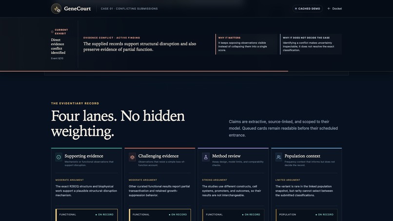 GeneCourt – screenshot 3
