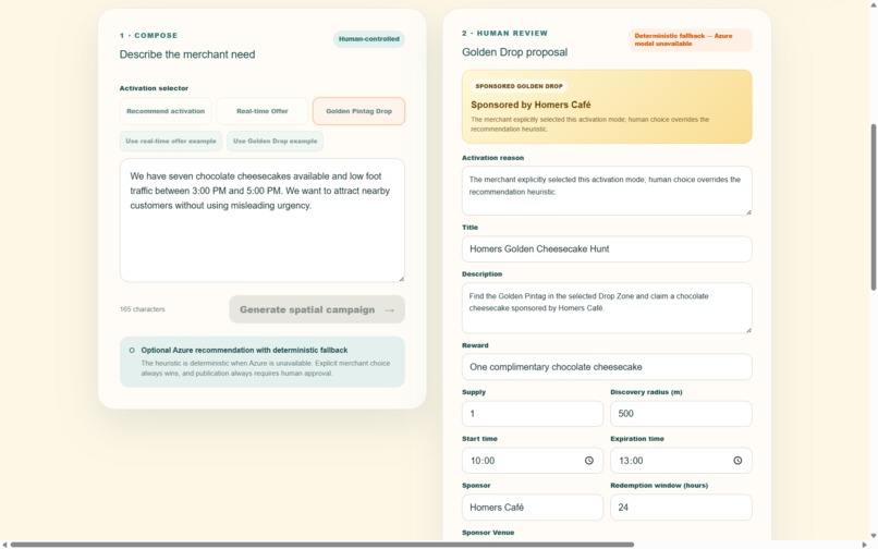 PINTAG Spatial Campaign Copilot – screenshot 2
