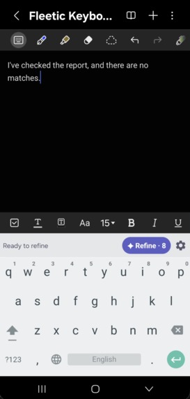 Fleetic Keyboard – screenshot 1