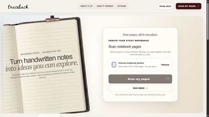 Traceback – screenshot 3