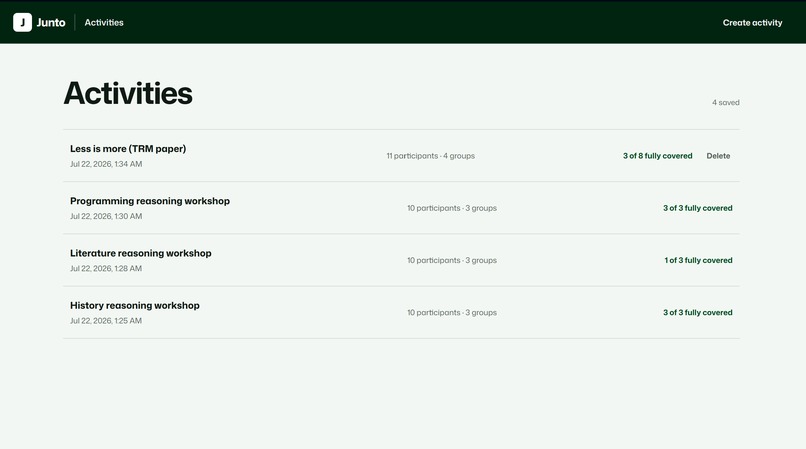 Junto – screenshot 2