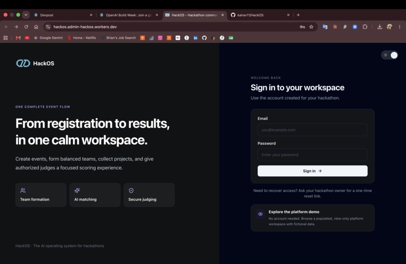 HackOS – screenshot 1