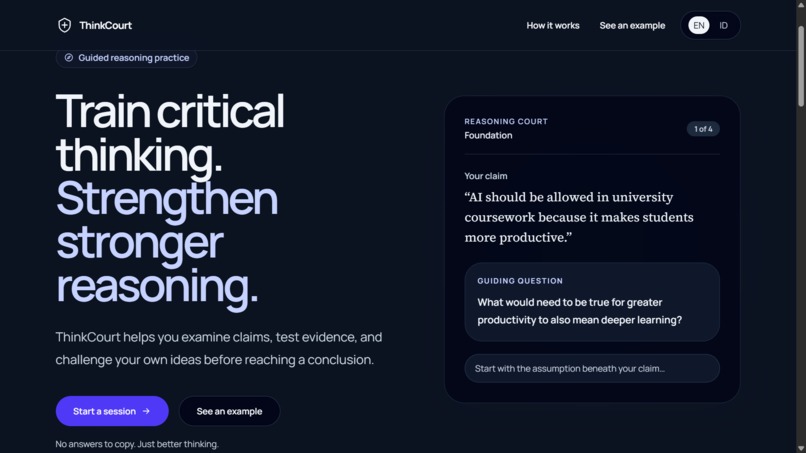 ThinkCourt – screenshot 1