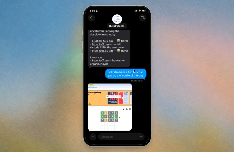 iMessage is all you need – screenshot 3