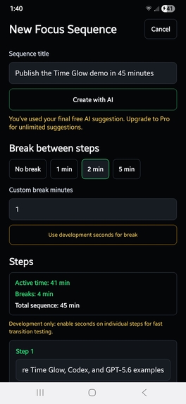 TimeGlow: See time differently – screenshot 7