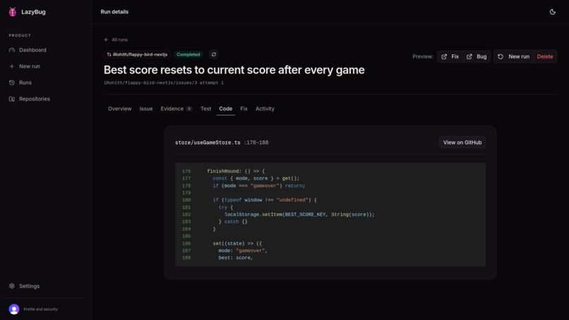 LazyBug — AI Bug Investigator – screenshot 6