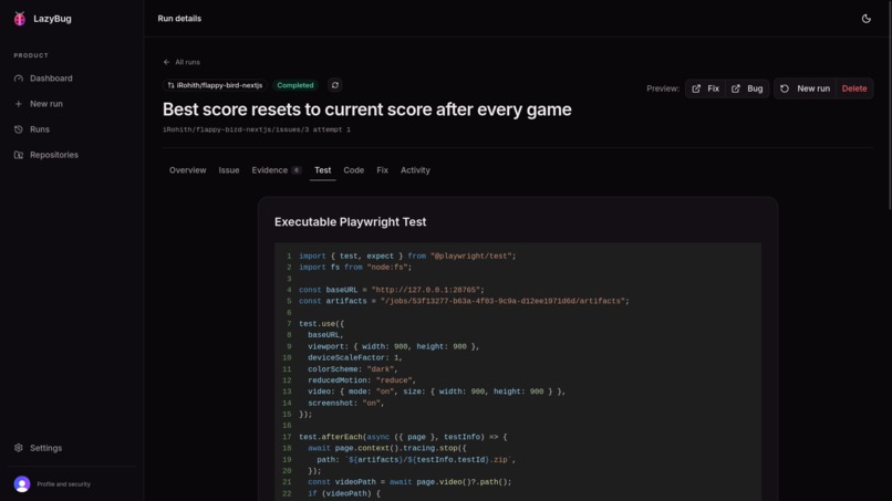 LazyBug — AI Bug Investigator – screenshot 7
