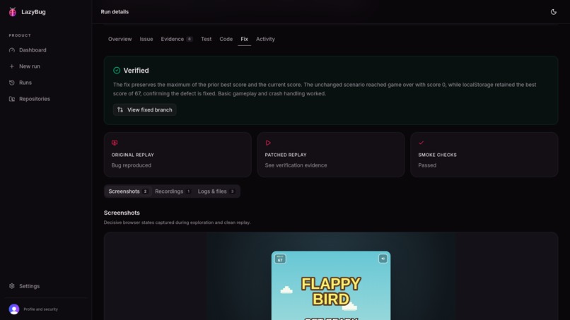 LazyBug — AI Bug Investigator – screenshot 8