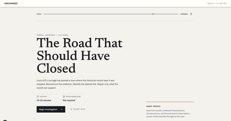 Unchanged – screenshot 2