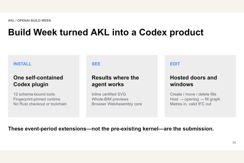 AKL — Agent-Native Geometry + BIM Kernel for Architecture – screenshot 3
