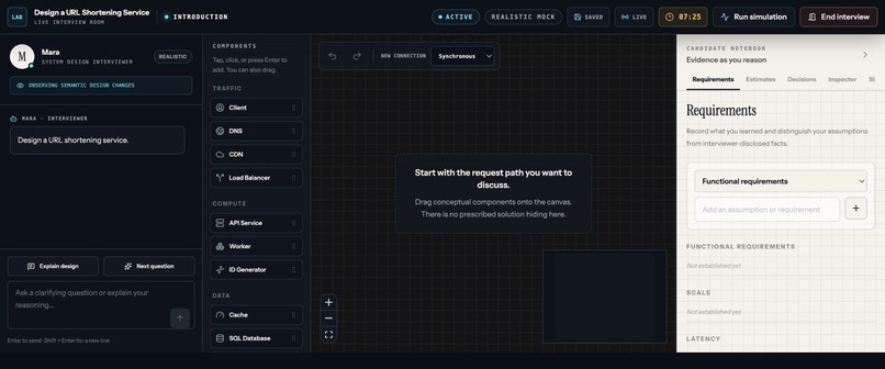 System Design Interview Lab – screenshot 2