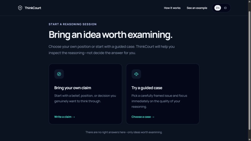ThinkCourt – screenshot 2