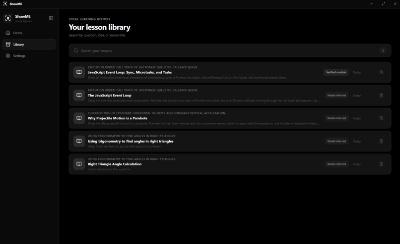 ShowME – screenshot 2