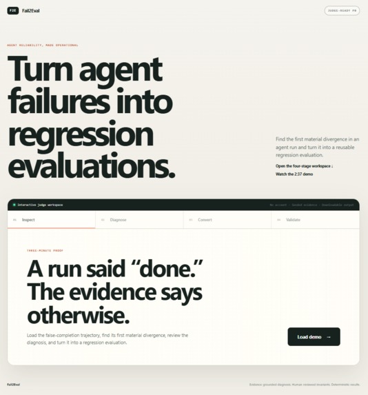 Fail2Eval – screenshot 1