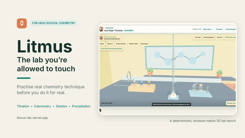 Litmus: AI-Native Browser Lab – screenshot 1
