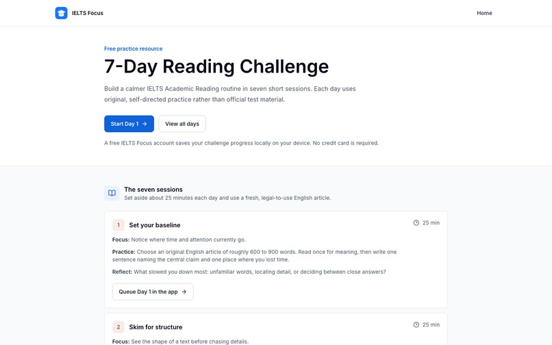 IELTS Focus – screenshot 1