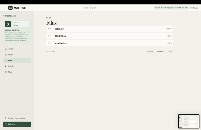 Multi-Track – screenshot 1
