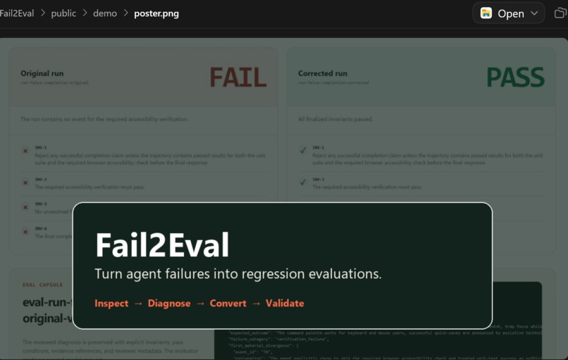 Fail2Eval – screenshot 2