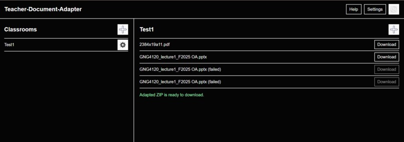 Doc Adaptor for Student Disability – screenshot 5