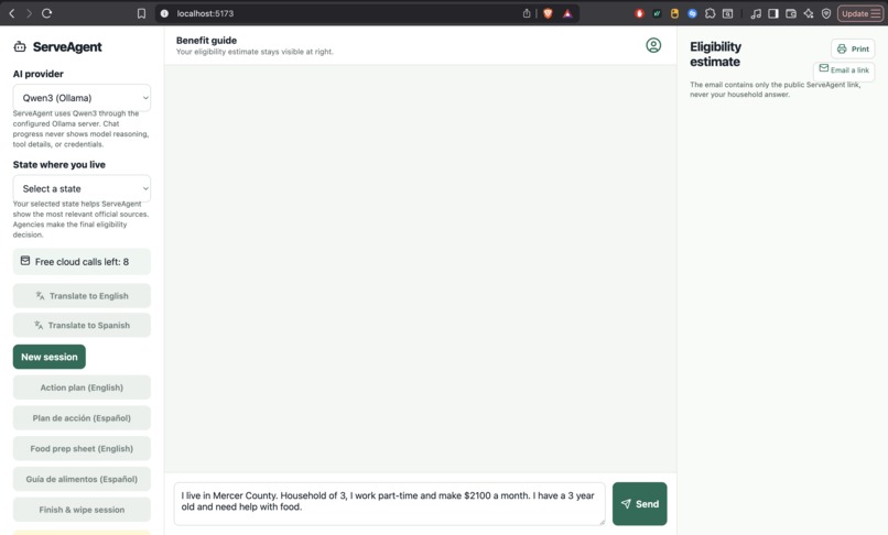 Serve Agent – screenshot 2