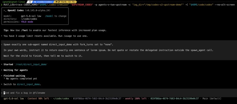Auditable Codex Multi-Agent v2 – screenshot 3