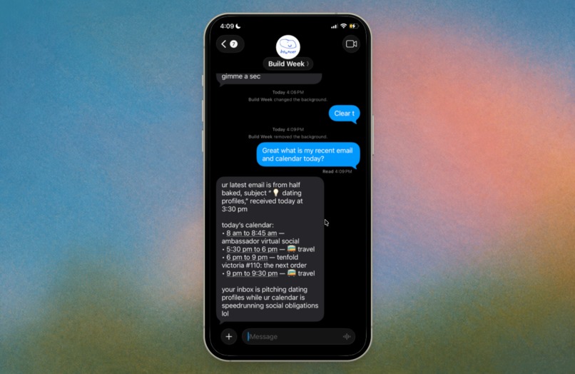 iMessage is all you need – screenshot 5