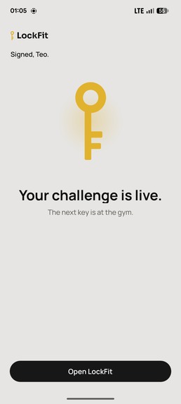 LockFit – screenshot 2