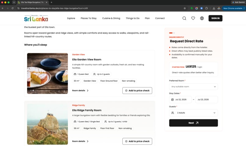TravelSrilanka - Your Sri Lanka trip starts here – screenshot 3