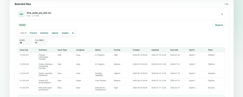 Flow Audit – screenshot 3