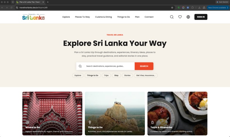 TravelSrilanka - Your Sri Lanka trip starts here – screenshot 7