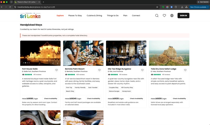 TravelSrilanka - Your Sri Lanka trip starts here – screenshot 6
