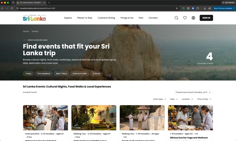 TravelSrilanka - Your Sri Lanka trip starts here – screenshot 10
