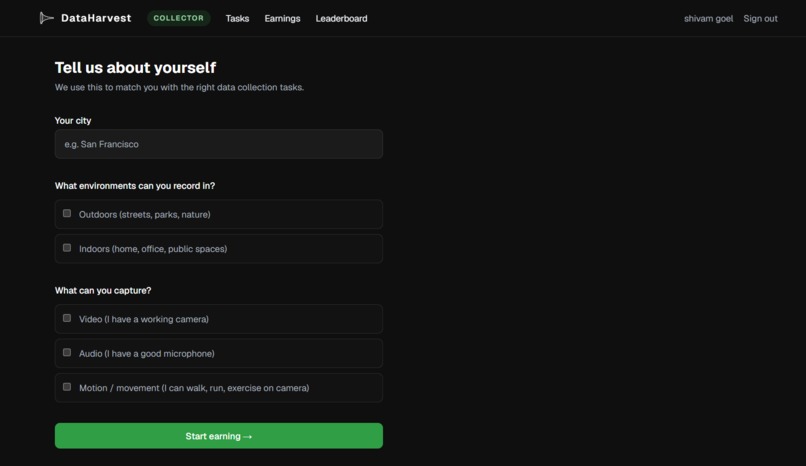 DataHarvest – screenshot 3