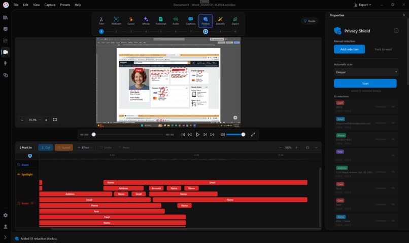 Ozulon Privacy Shield – screenshot 1