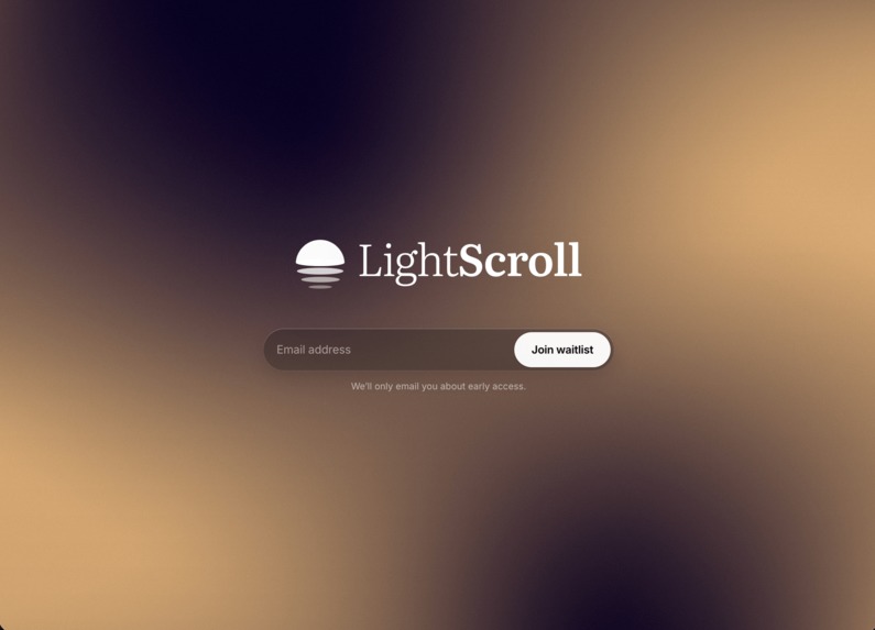 LightScroll (iOS/macOS) – screenshot 1