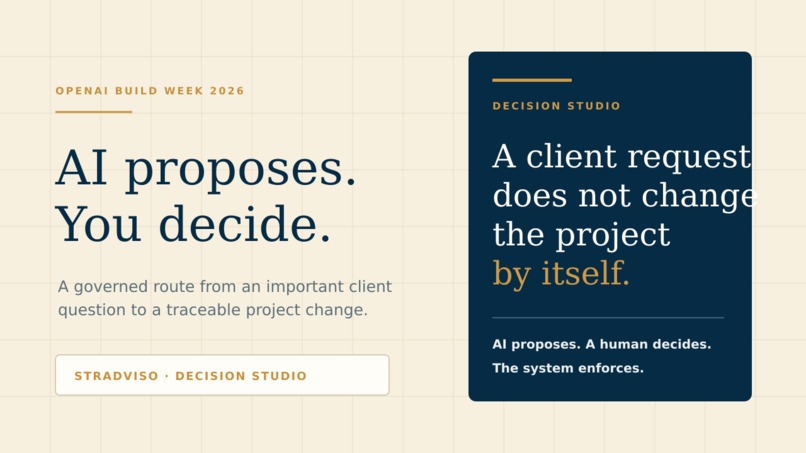 Stradviso & Decision Studio – screenshot 1