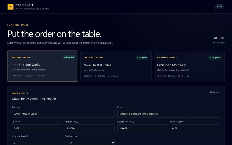 ProfitGate – screenshot 1
