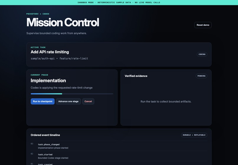 PocketDev Agent Control – screenshot 3