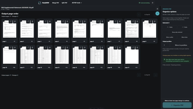FinishPDF – screenshot 7