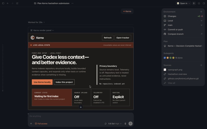 Kerno – screenshot 1