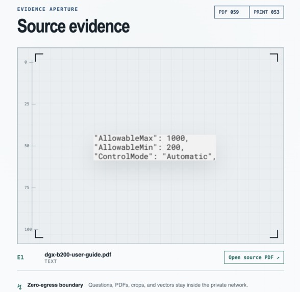 Evidence Workbench – screenshot 2