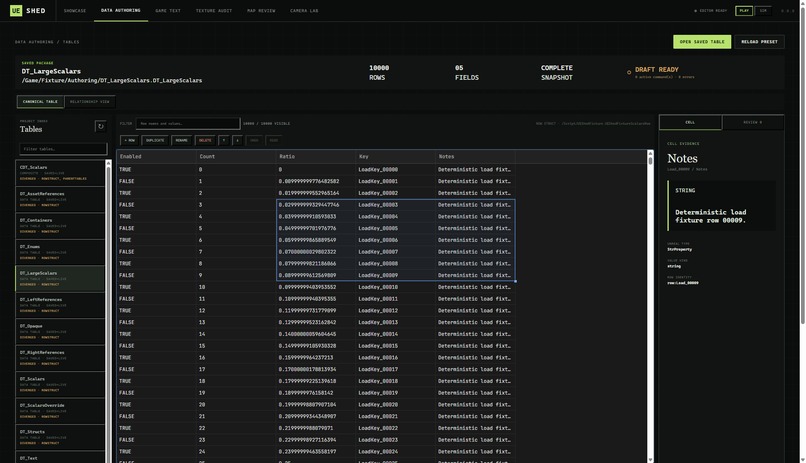 ue-shed – screenshot 2