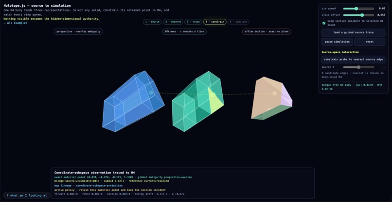 Holotope.js – screenshot 1