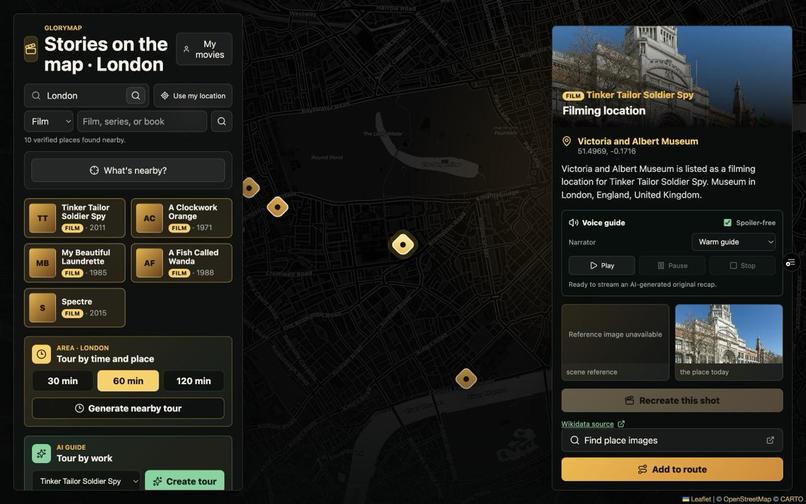 GloryMap – screenshot 1