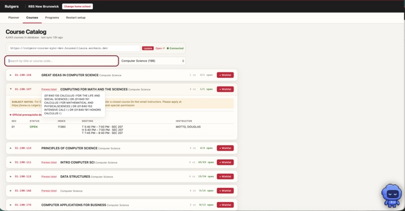 ScheduleRU – screenshot 2