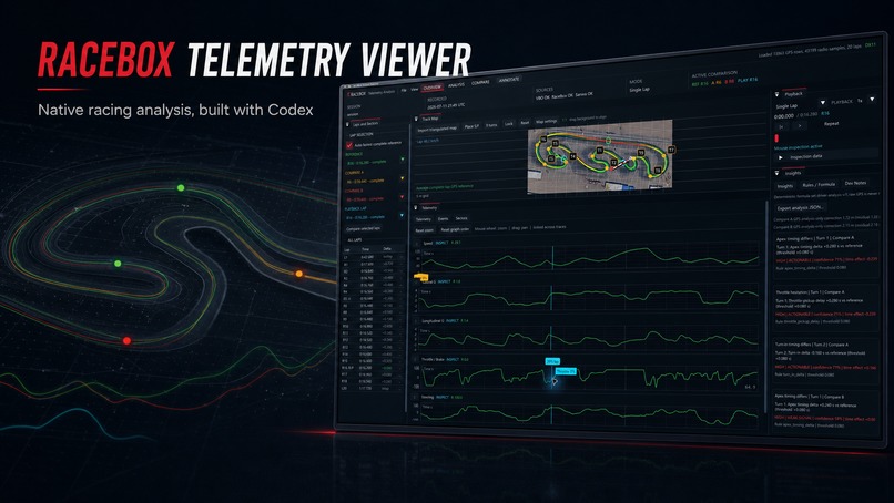 RaceBox Telemetry Viewer – screenshot 1