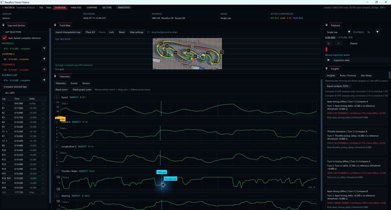 RaceBox Telemetry Viewer – screenshot 2