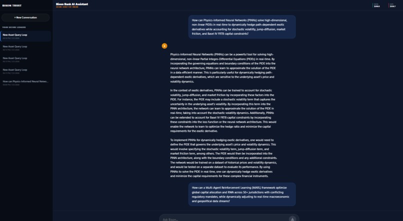 Bison Bank AI Bank Assistant – screenshot 2
